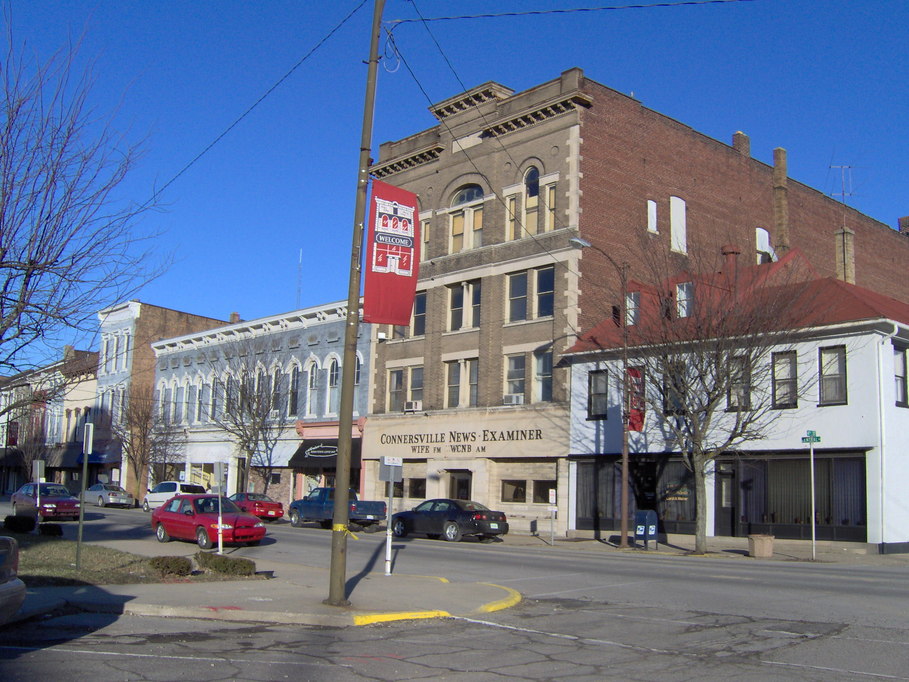 Connersville IN : This is a photo of the News examener office town