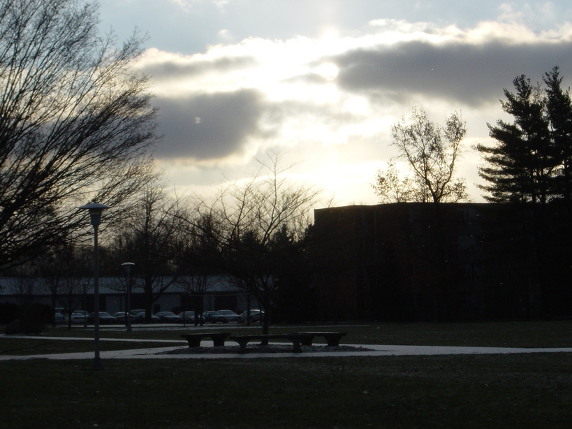 Wilmington, OH : Nighttime sky at Wilmington College
