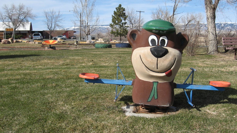 Frannie, WY: See-saw in PRYOR VIEW PARK, Frannie, Wyoming, 2007