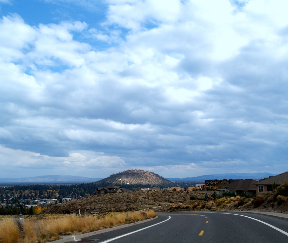 Bend, OR Looking toward Pilot Butte from Awbrey Butte in Bend, OR