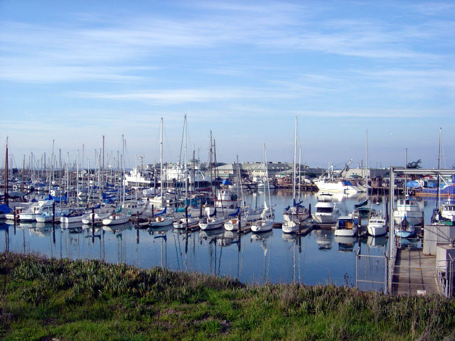 Moss Landing, CA : harbor at Moss Landing