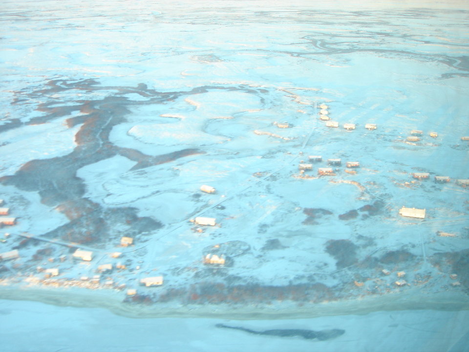Tuntutuliak, AK Tuntutuliak Village from the air photo, picture