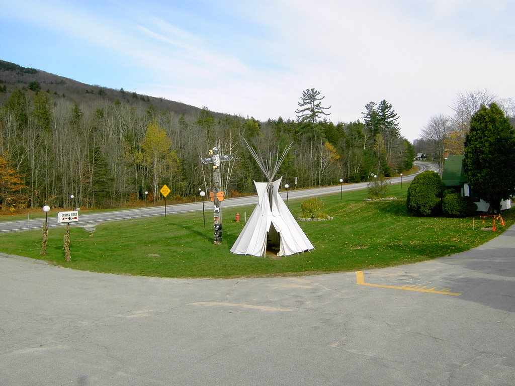 Lincoln, NH Teepee and Totem Pole photo, picture, image (New