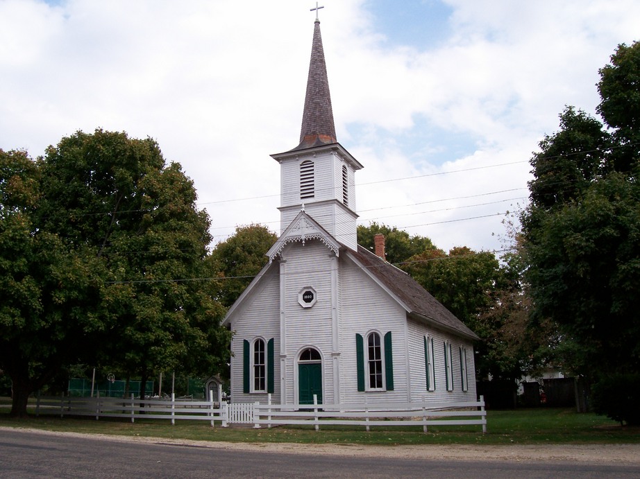 Sheffield, IL : old church Sheffield Il