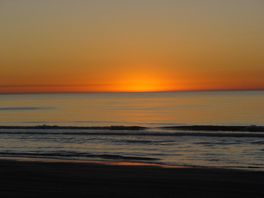 Bolivar Peninsula, TX : Early morning on the beach