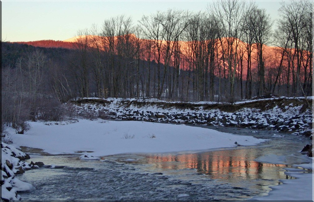Stowe, VT : January Morning on Luce Hill Road
