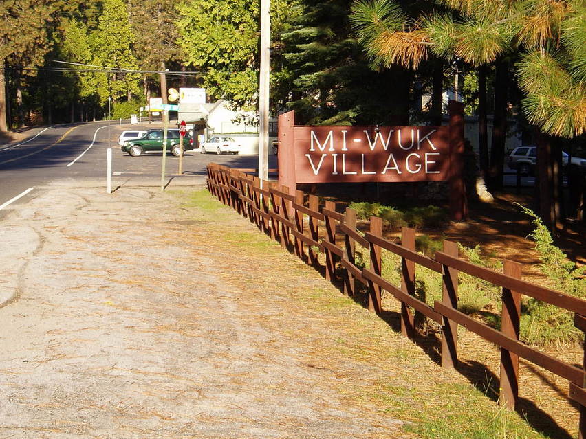 MiWuk Village, CA Village entrance photo, picture, image (California