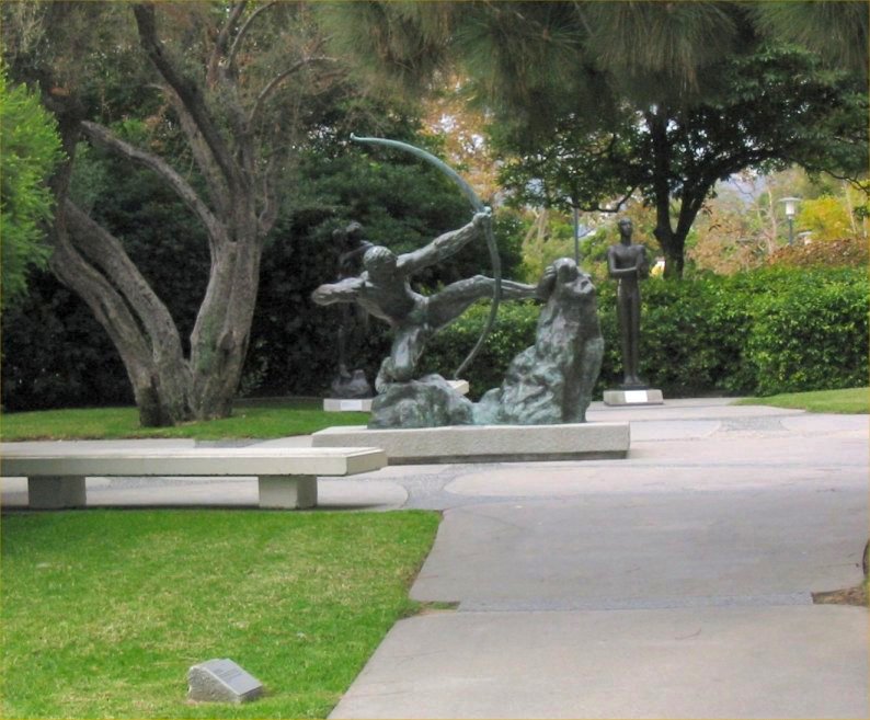 Los Angeles, CA County Museum of Art, Sculpture Garden photo, picture, image (California) at