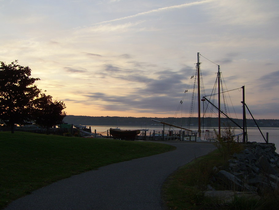 Rockland, ME: View of Rockland Harbor from the Old Snow Shipyard_Oct-07