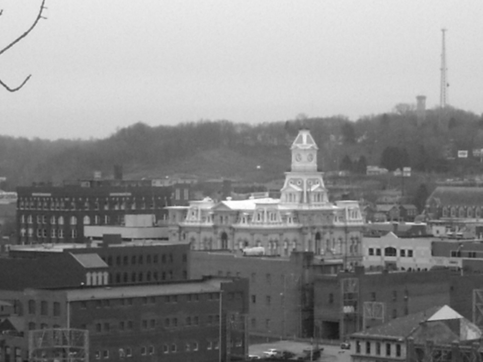 Zanesville, OH : Zanesville from an overlook.