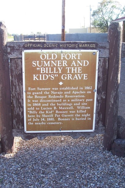 Fort Sumner, NM: Historical Marker in Fort Sumner