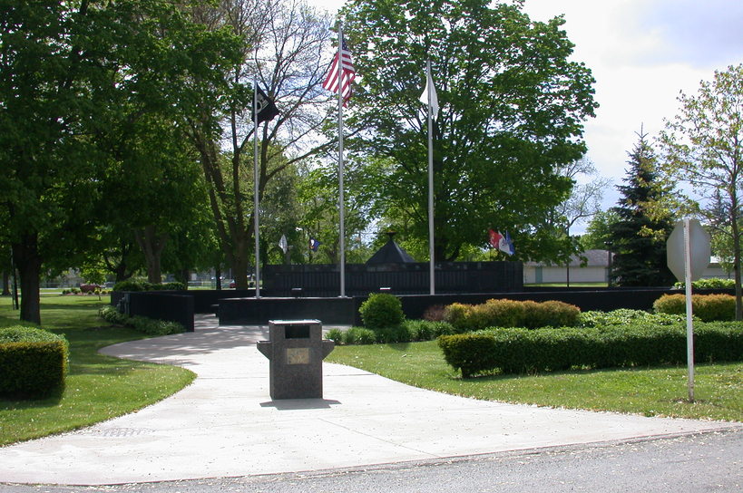 Kirkland, IL: This is a picture of the Northern Illinois Veterans Memorial in Franklin Township Park at Third and South street in downtown Kirkland