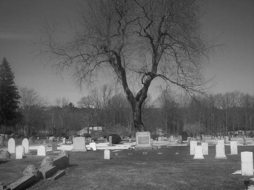 Wolfeboro, NH : Lakeview Cemetery in April
