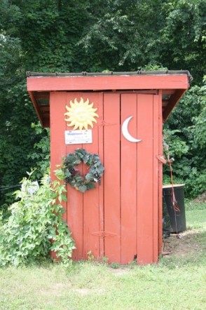 Winslow, IN : Outhouse I used as a kids growing up in Winslow