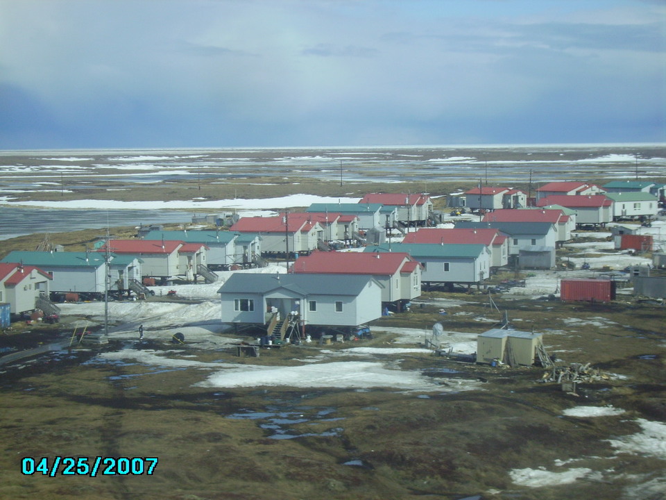 Kongiganak, AK: houses of kong