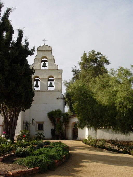 San Juan Bautista, CA : Mission at San Juan Bautista / bell tower