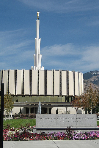 Ogden, UT : MORMON TEMPLE  IN OGDEN