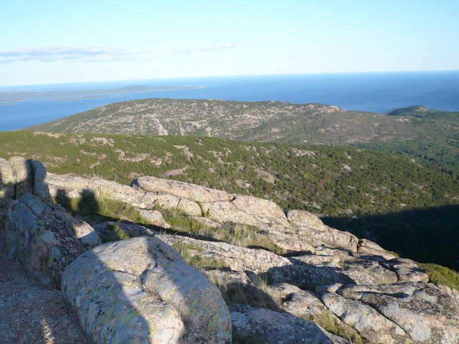 Bar Harbor, ME: A Beautiful Vista from the top of Cadillac Mountain
