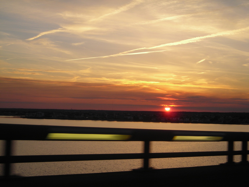 Brigantine, NJ: The Bridge at Sunset
