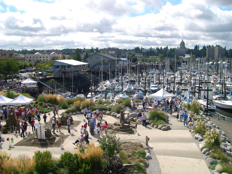 Olympia, WA : Community Festival at Olympia's Waterfront Port Plaza