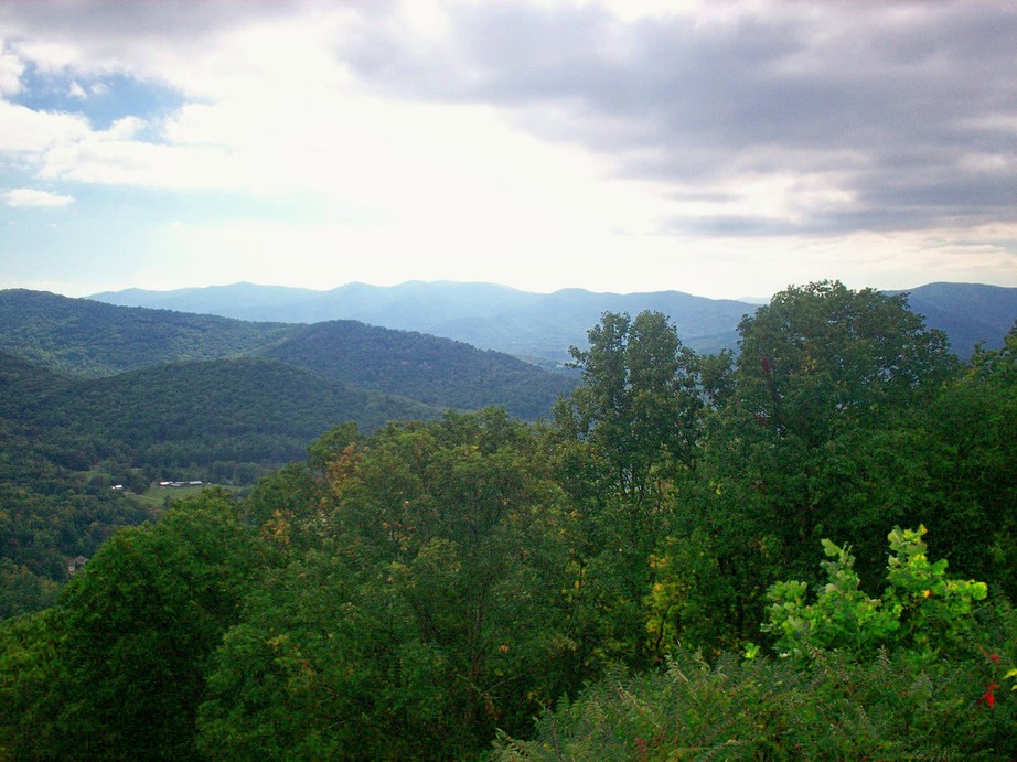 Black Mountain, NC: view of the mountains