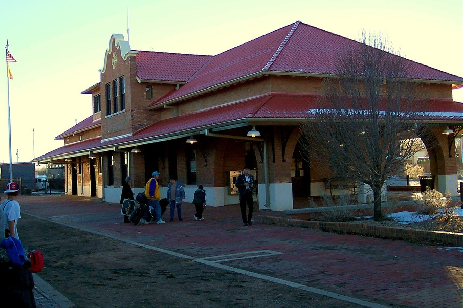 Las Vegas, NM : restored train station
