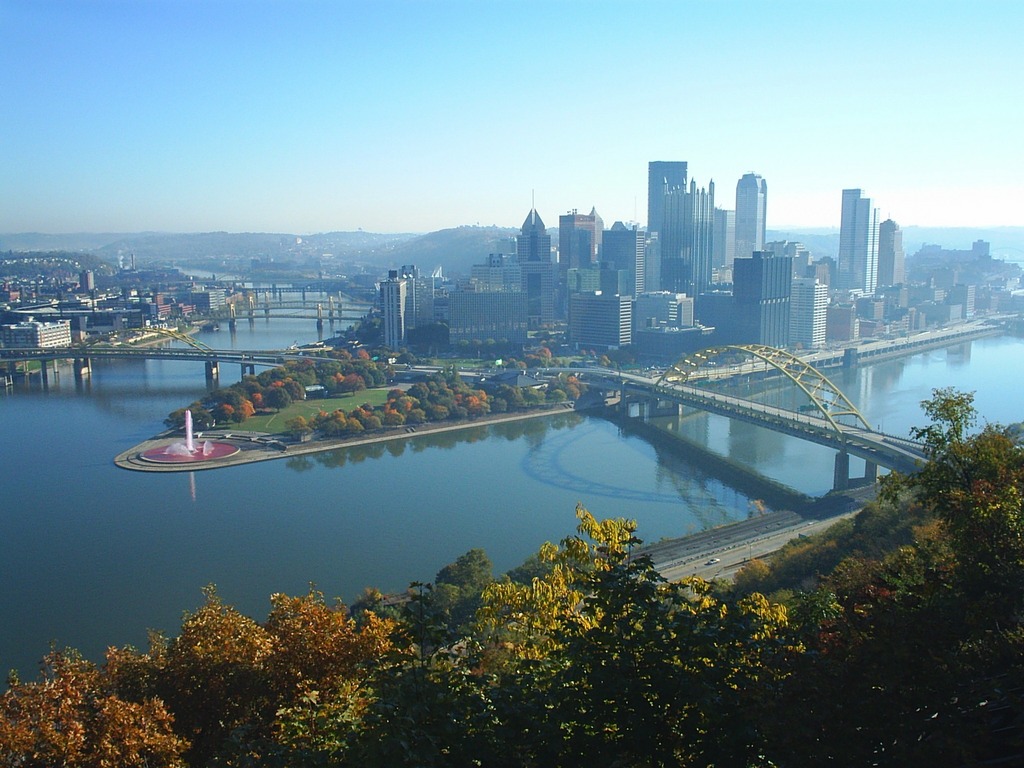 Pittsburgh, PA: Pitts landscape Mt. Washington view