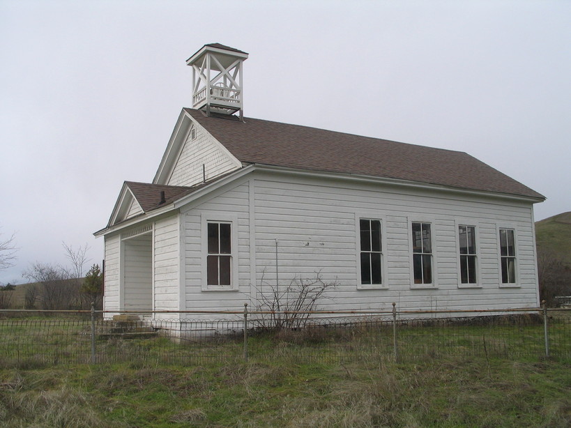 The Dalles, OR: old church near The Dalles