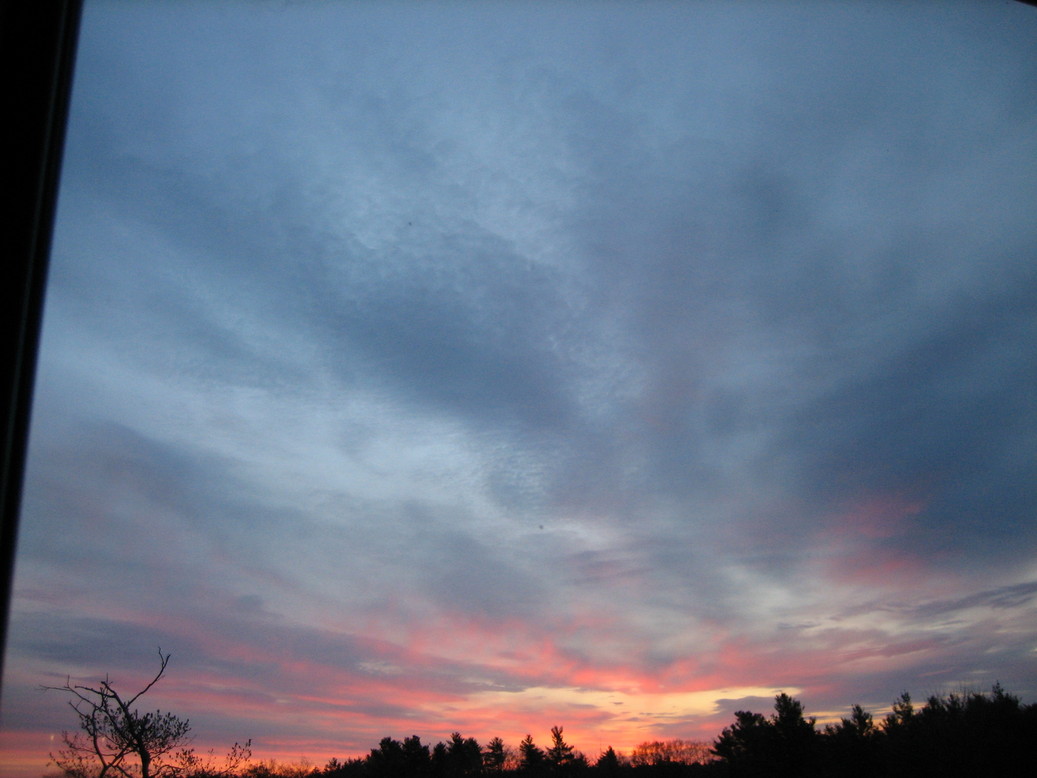 Milo, ME : sunset on Elm St.