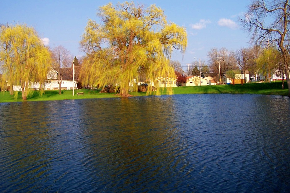 Portage, WI: Pauquette Park in the Spring