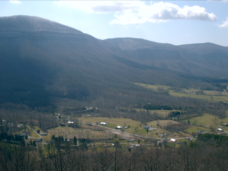 Big Stone Gap, VA : From the Overlook, March, 2008, #2 photo, picture