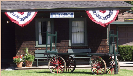 Warner, NH: Waterloo Railroad Station, Waterloo District, Warner, NH