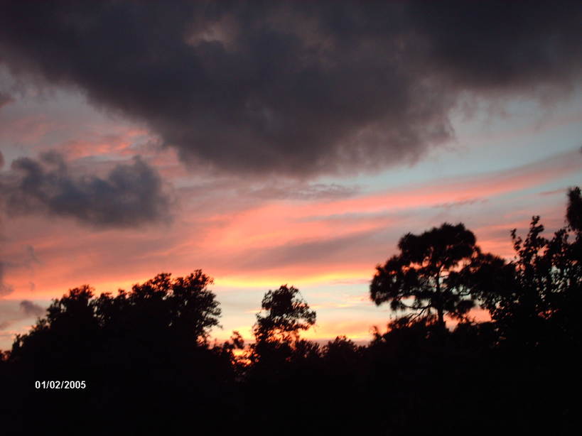 Gulf Breeze, FL : Sunset over Gulf Breeze