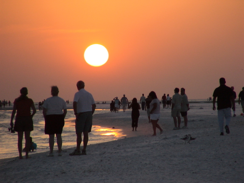 Siesta Key, FL: Everyday miracle: Sunset on Siesta Beach