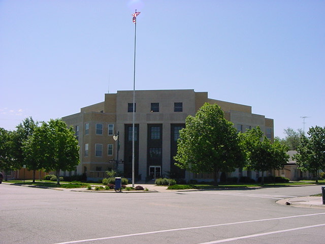 St. John, KS: Stafford county courthouse St John Kansas #065