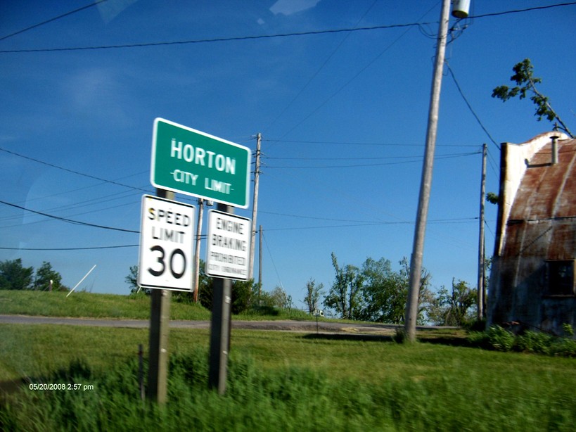 Horton, KS: Horton City Limits