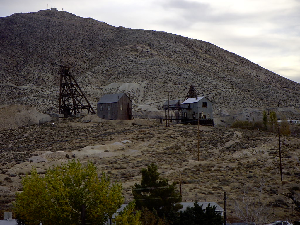 Tonopah, NV : Tonopah, NV - Mining Exhibit East of Downtown