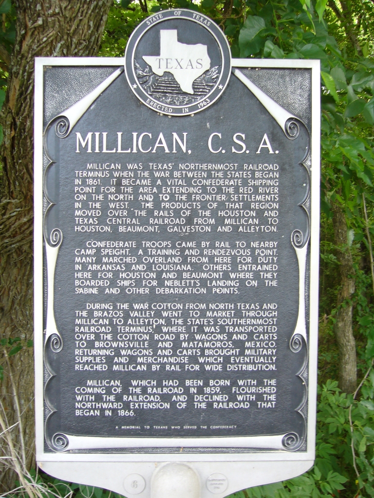 Millican, TX Millican Historic Marker photo, picture, image (Texas