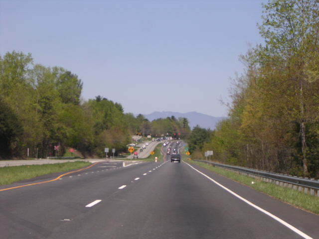 Hudson, NC: View of Grandfather Mountain while traveling 321 north in Hudson.