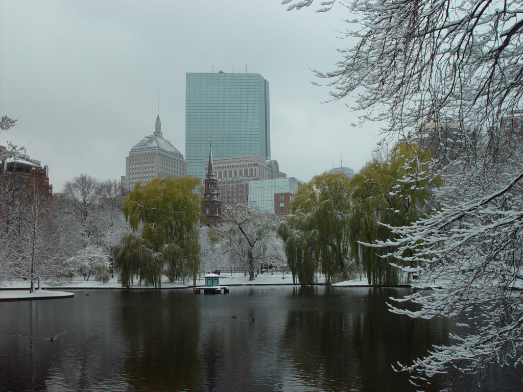 Snowy Boston
