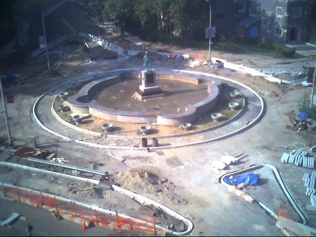 Mount Vernon, NY: construction of roundabout, circa 2006