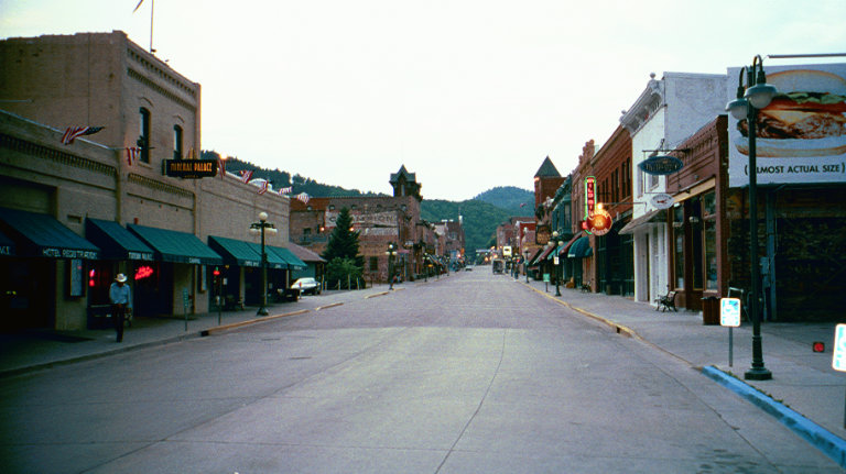 Deadwood, SD : early morning Deadwood