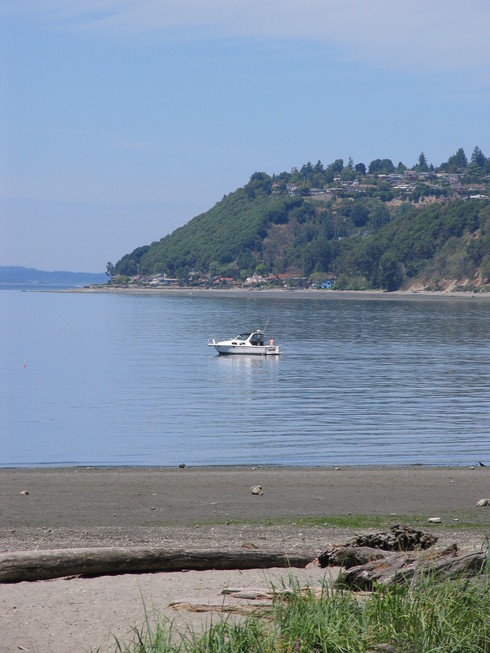 Burien, WA: Seahurst Park at Extremely Low Tide, June 4, 2004