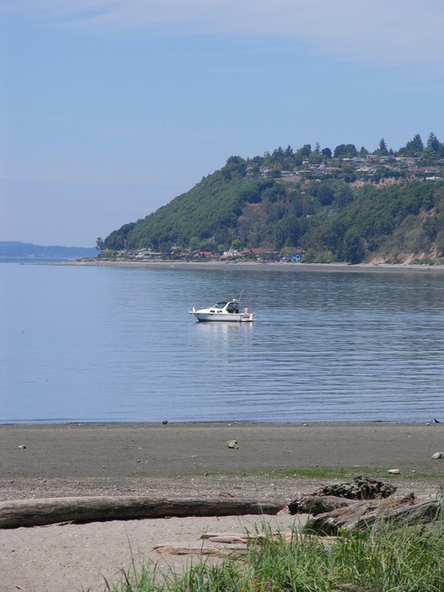 Burien, WA : Seahurst Park at Extremely Low Tide, June 4, 2004