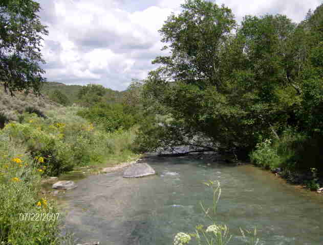 Questa, NM : Red River, S of Questa, near fish hatchery