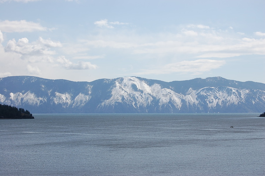 Hope, ID : Bear Mountain over Lake Pend Oreille