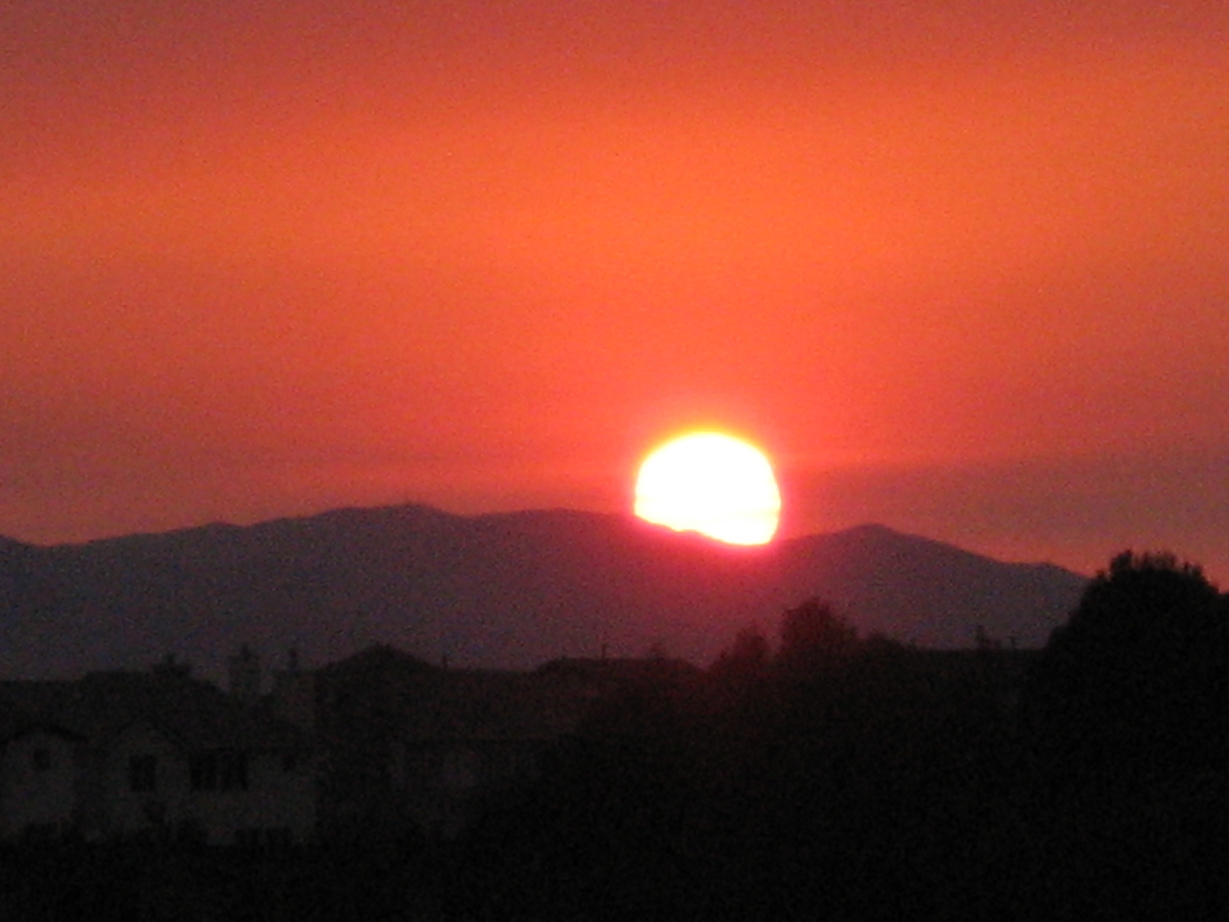 Rodeo, CA: Sunset taken in September 2007