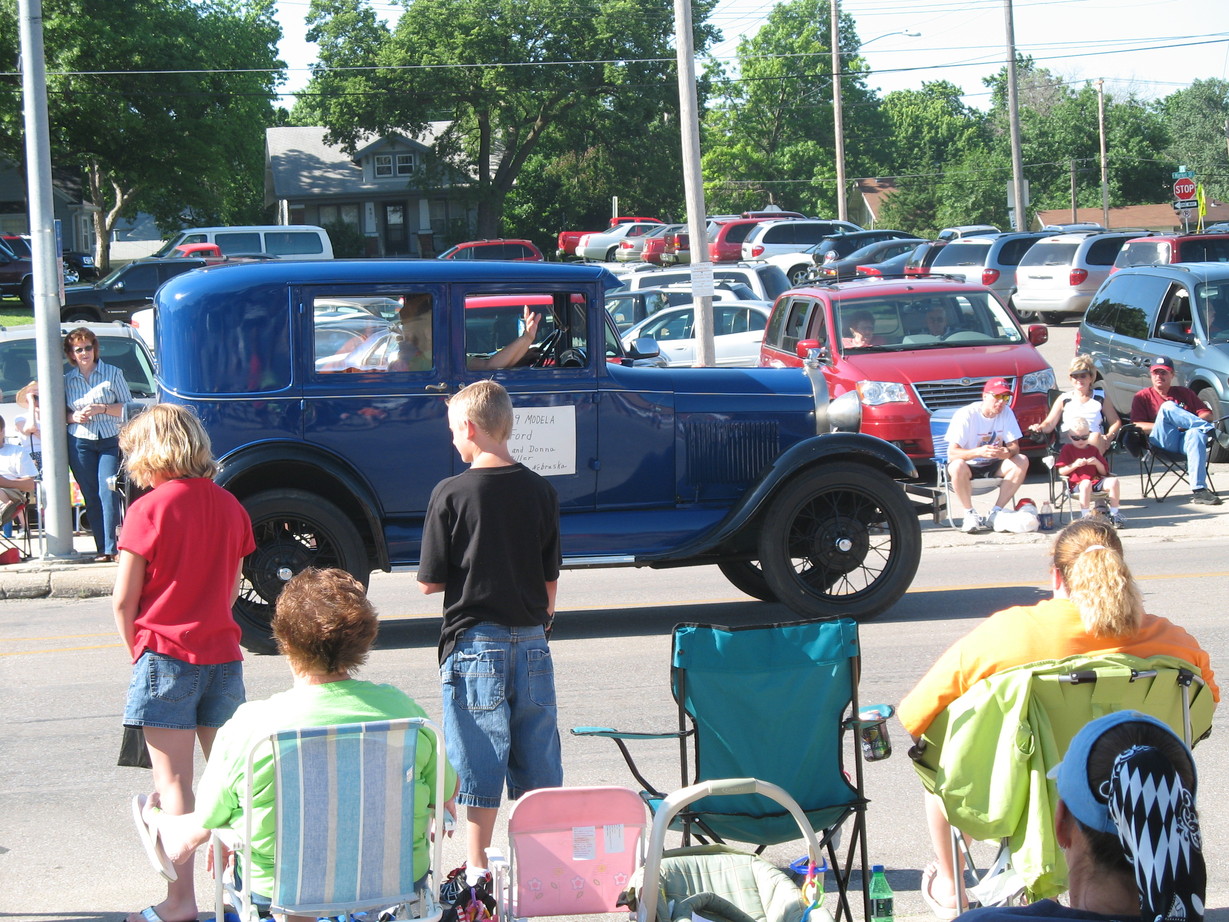 Beatrice, NE: Model A with suicide doors in 2008 Homestead Days Parade