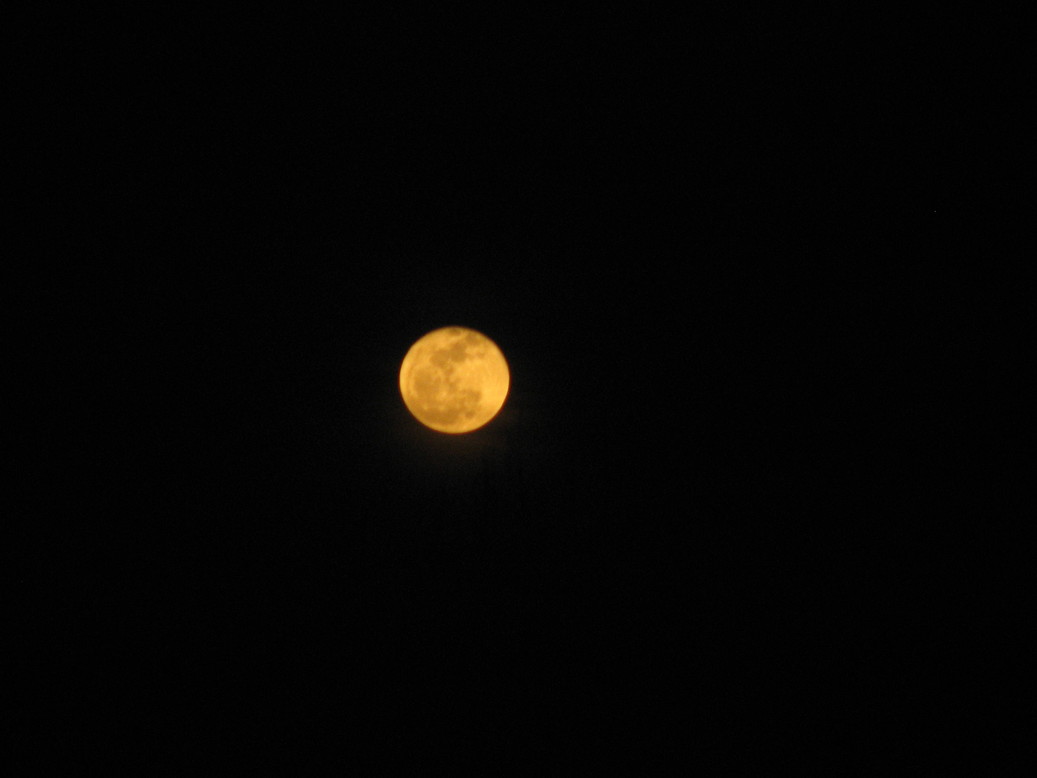 Huntersville, NC: Moon over Huntersville