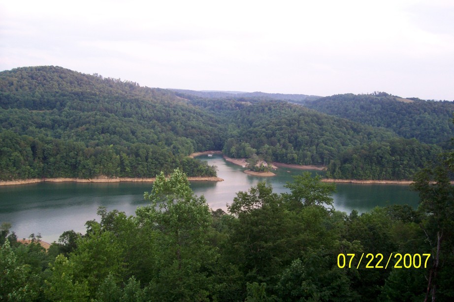 New Tazewell, TN: Norris Lake from Lone Mtn.